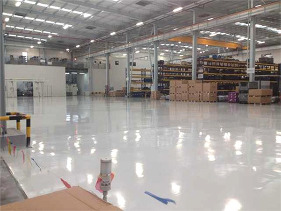 蘇州愛(ài)爾鈴克鈴爾汽車部件有限公司水性環(huán)氧樹脂地坪施工